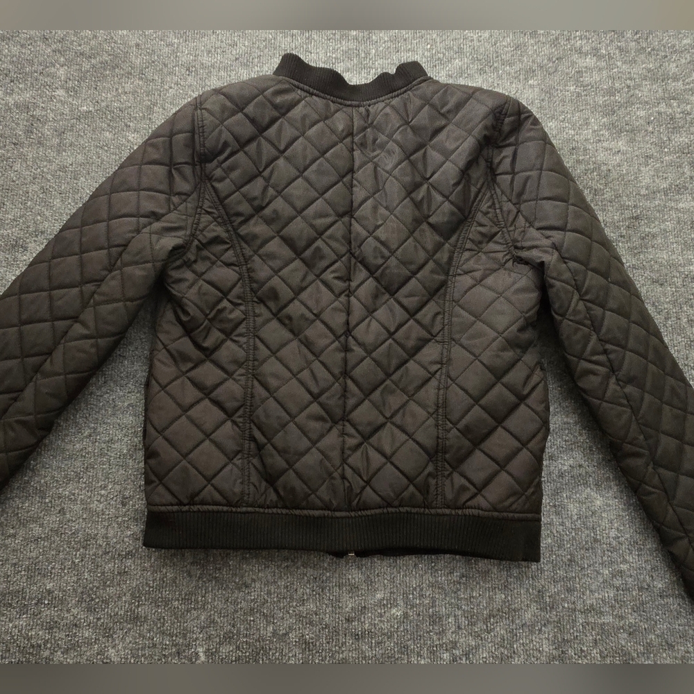 Ashley By 26 International Outerwear Black Quilted Jacket Size Large - Picture 5 of 8